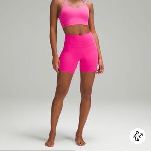 Lululemon - Align Shorts 6inch - Sonic Pink (double layered) - Size 10
